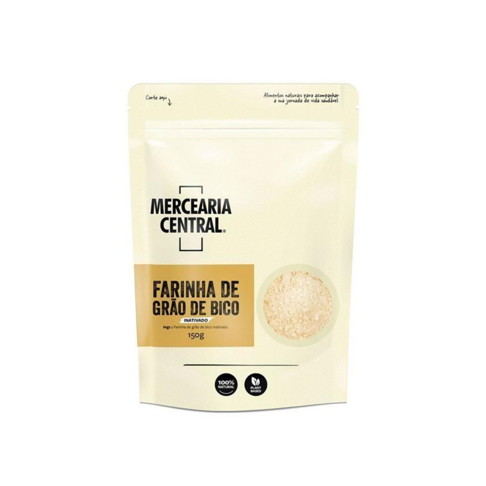 FARINHA DE GRAO DE BICO MERCEARIA CENTRAL 150G