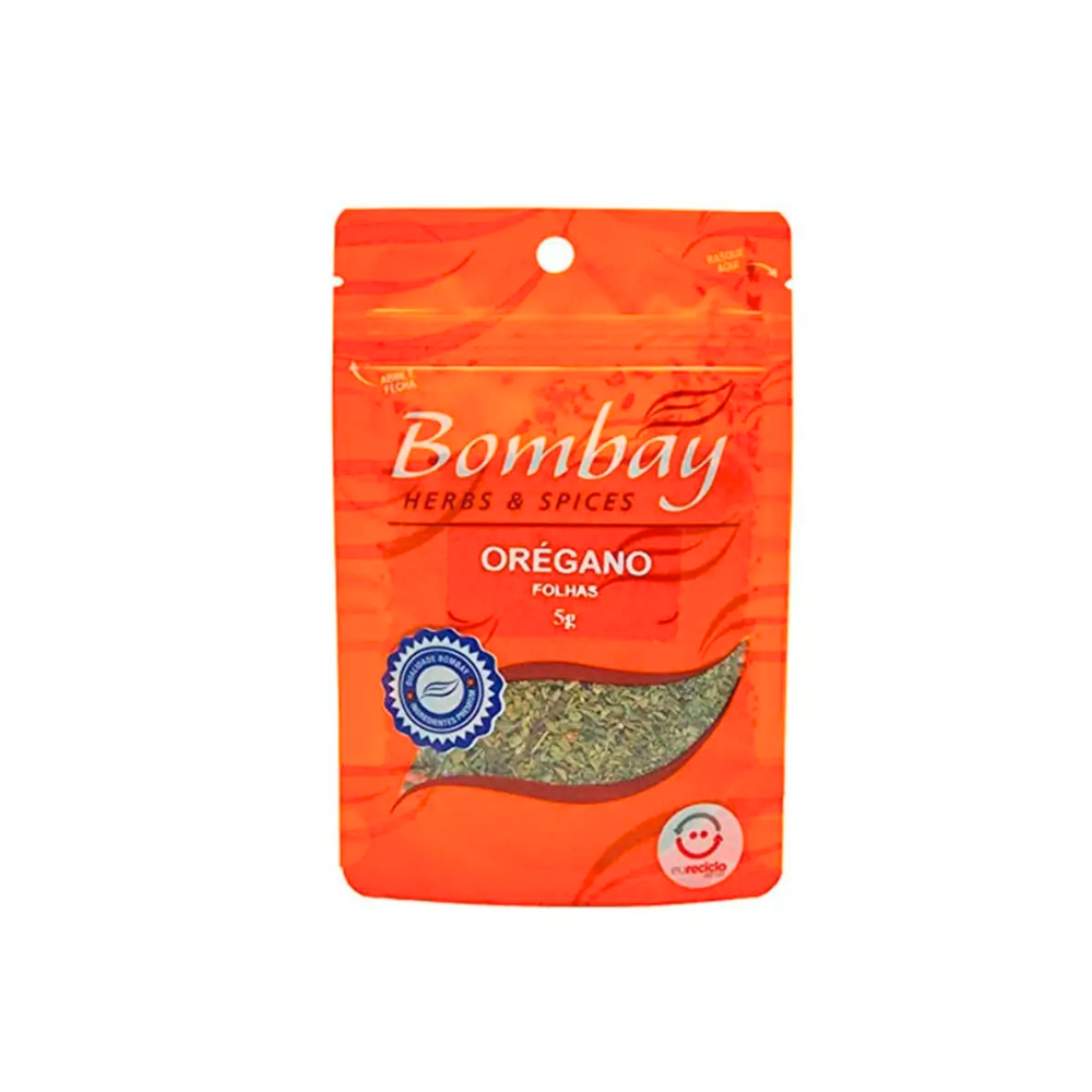 BOMBAY POUCH OREGANO EM FOLHAS 5G