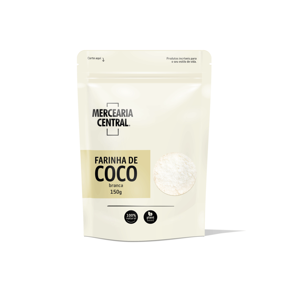 FARINHA DE COCO BRANCA MERCEARIA CENTRAL 150G