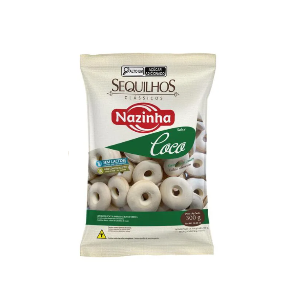 SEQUILHOS COCO NAZINHA 300G