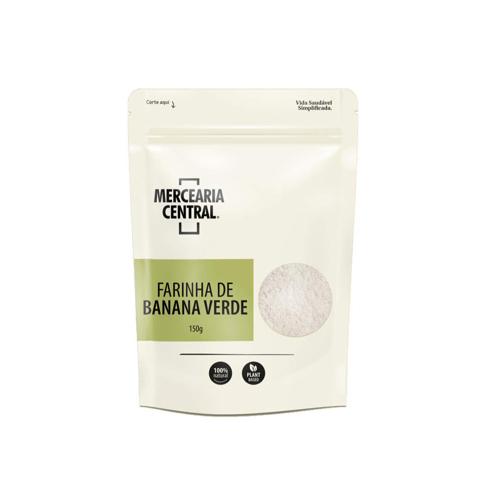 FARINHA DE BANANA VERDE MERCEARIA CENTRAL 150G