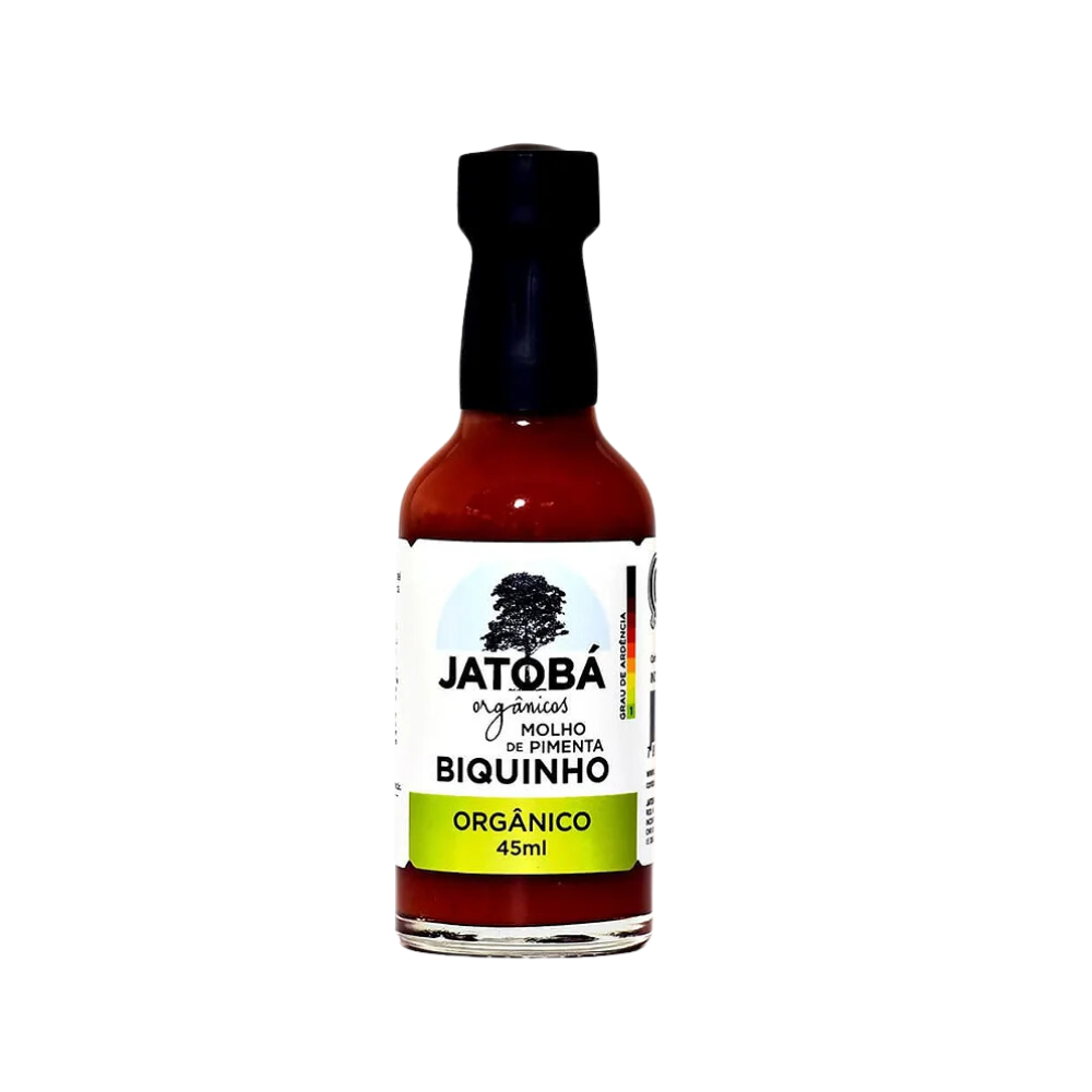 MOLHO PIMENTA BIQUINHO ORGÂNICO JATOBA 45ML