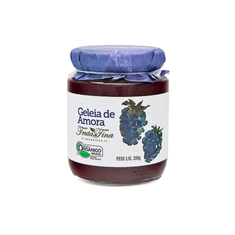 GELEIA DE AMORA ORGÂNICA FRUTA FINA 250G