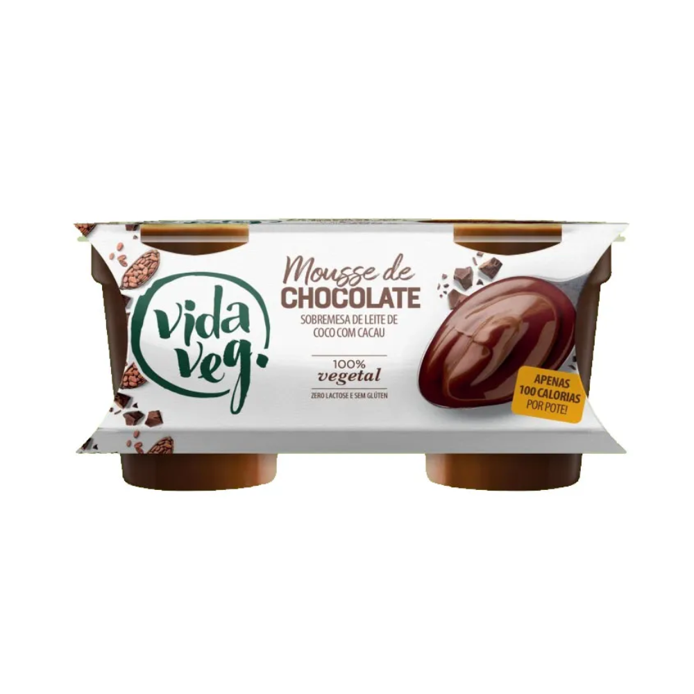 MOUSSE DE CHOCOLATE VIDA VEG 200G