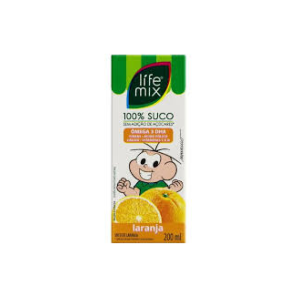 SUCO DE LARANJA LIFE MIX 200ML 