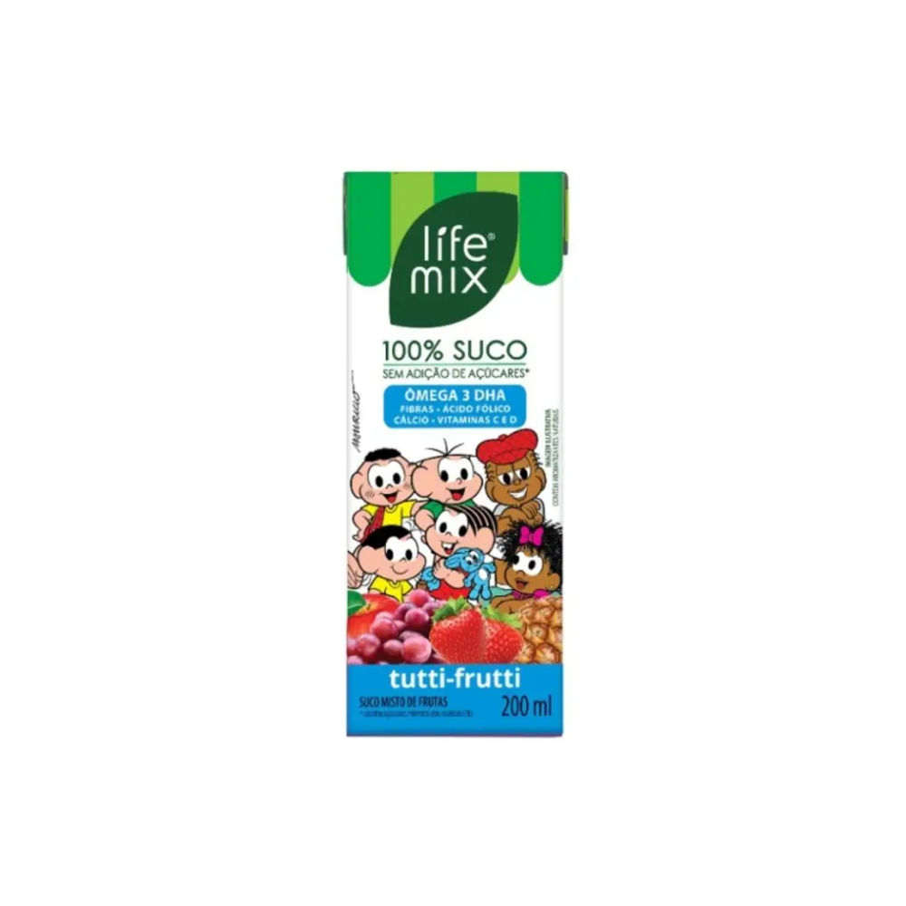 SUCO DE TUTTI FRUTTI LIFE MIX KIDS 200ML