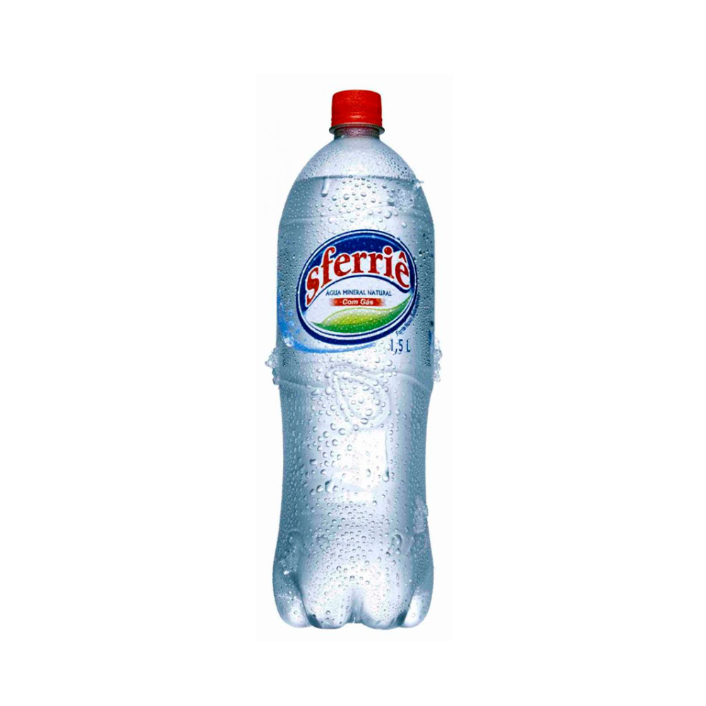 ÁGUA MINERAL COM GÁS SFERRIE 1,5L 