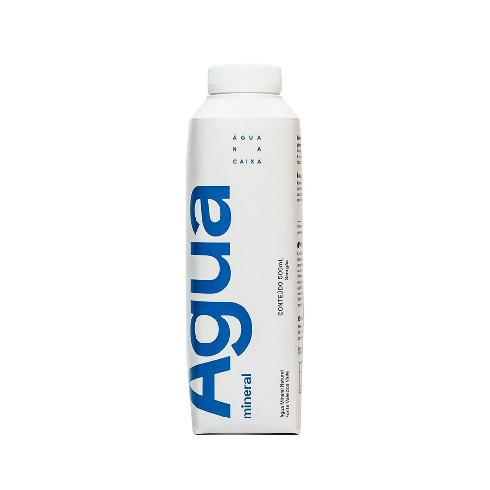 ÁGUA MINERAL SEM GÁS AGUA NA CAIXA 500ML