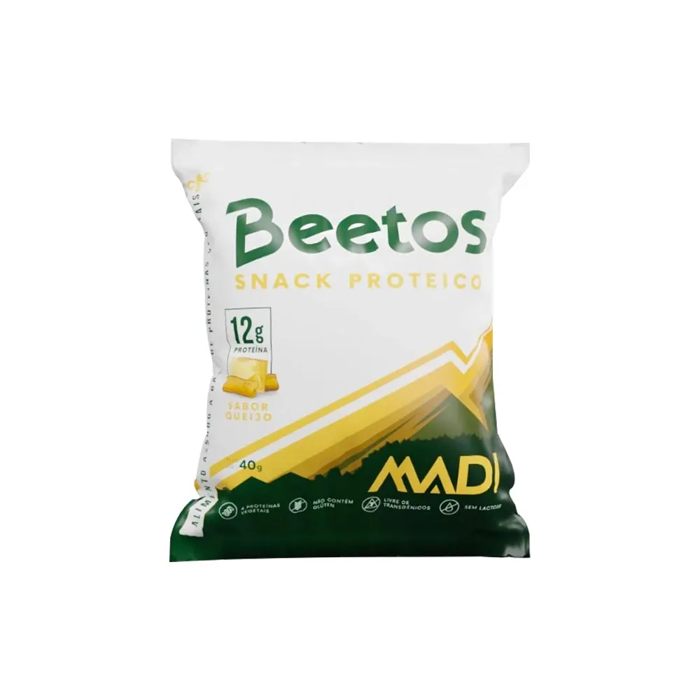 SNACK PROTEICO BEETOS SABOR QUEIJOS MADI WELLNESS 40G