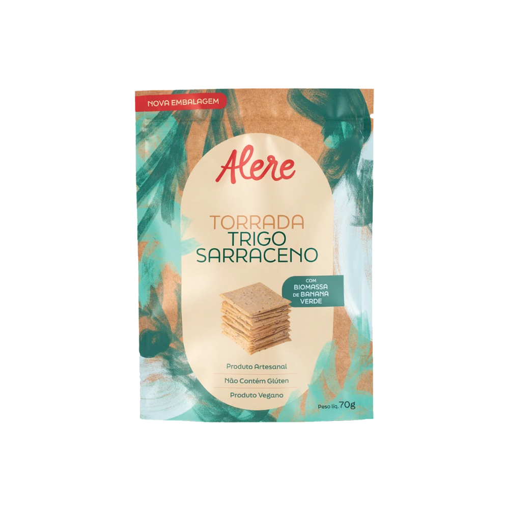 TORRADA DE TRIGO SARRACENO ALERE 55G