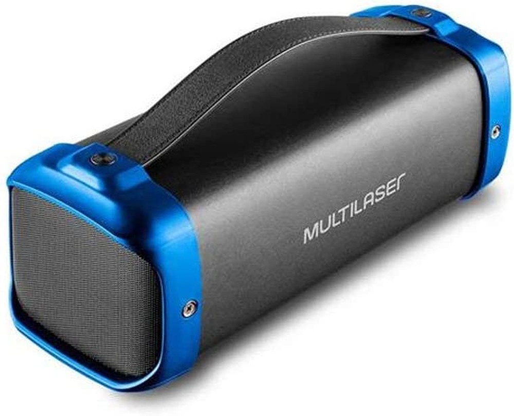 Caixa De Som Portátil Bazooka com Bluetooth, USB, Micro SD (Adaptador Não Incluso) 50W Multilaser - SP350