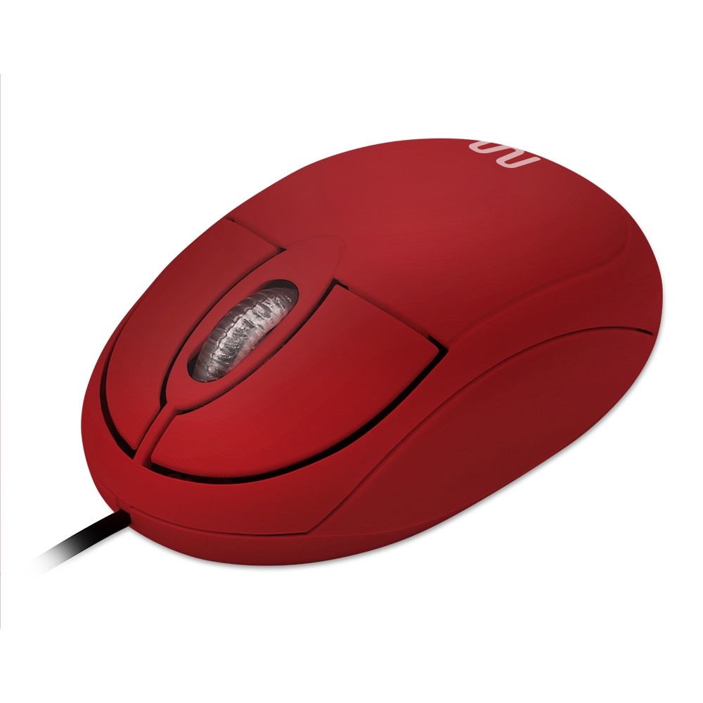 Mouse Multi Mo303 Classic Box Optico Vermelho USB