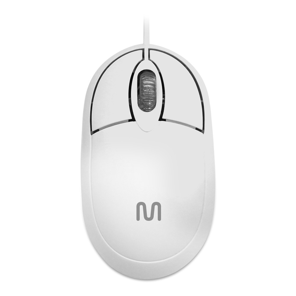 Mouse Multilaser Classic Box Óptico Branco Usb - Mo302