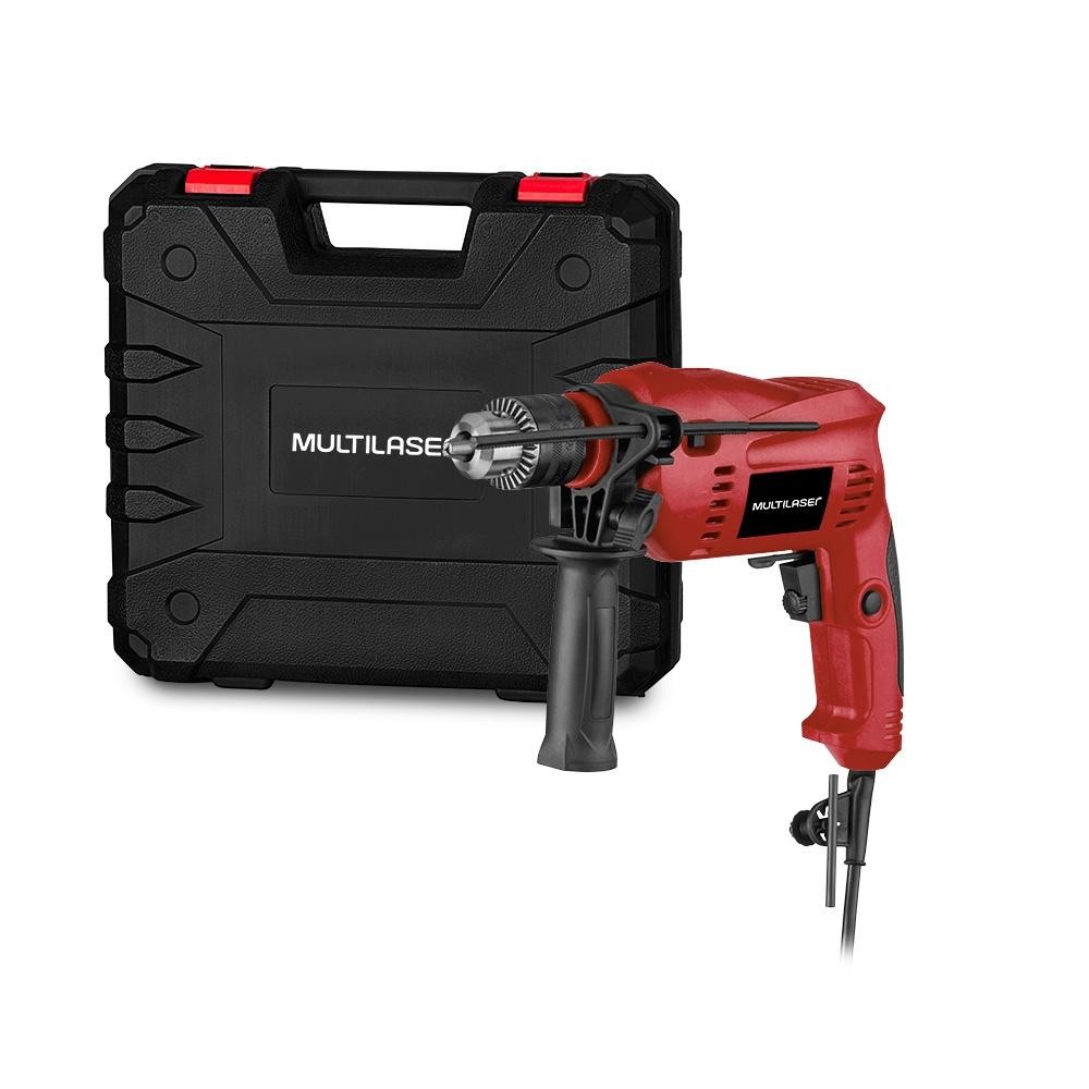 Furadeira com Impacto 220V-650w + Maleta e Acessórios Multilaser - HO295