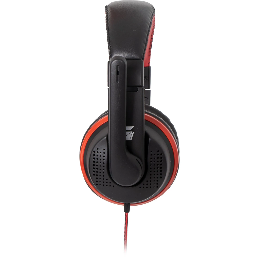 Headset Gamer Spider black (preto/vermelho) , Fortrek