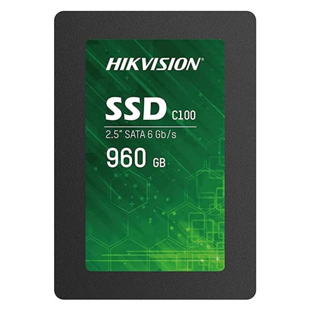 SSD Hikvision C100 960GB, SATA, Leitura 550MB/s, Gravação 480MB/s - HS-SSD-C100/960G