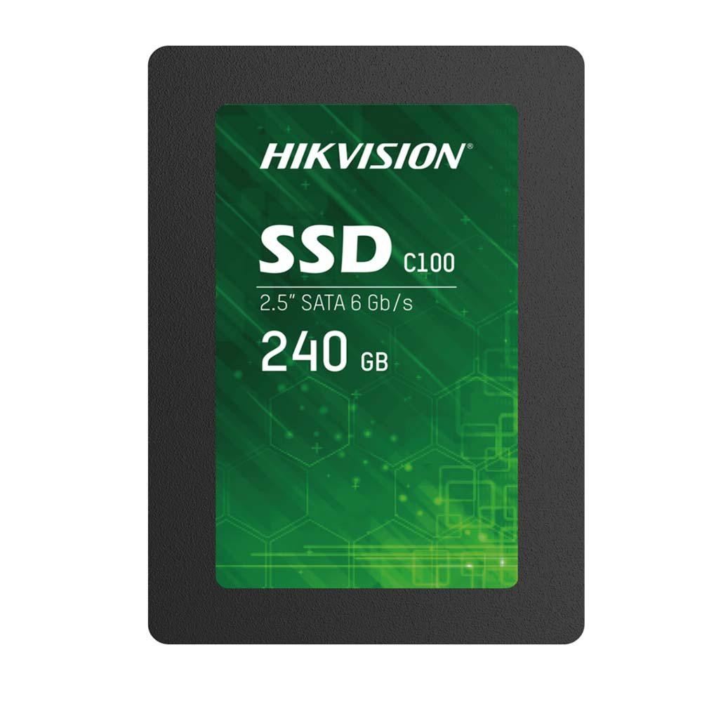 SSD Hikvision C100, 240GB, Sata III, Leitura 550MBs e Gravação 450MBs, HS-SSD-C100/240G