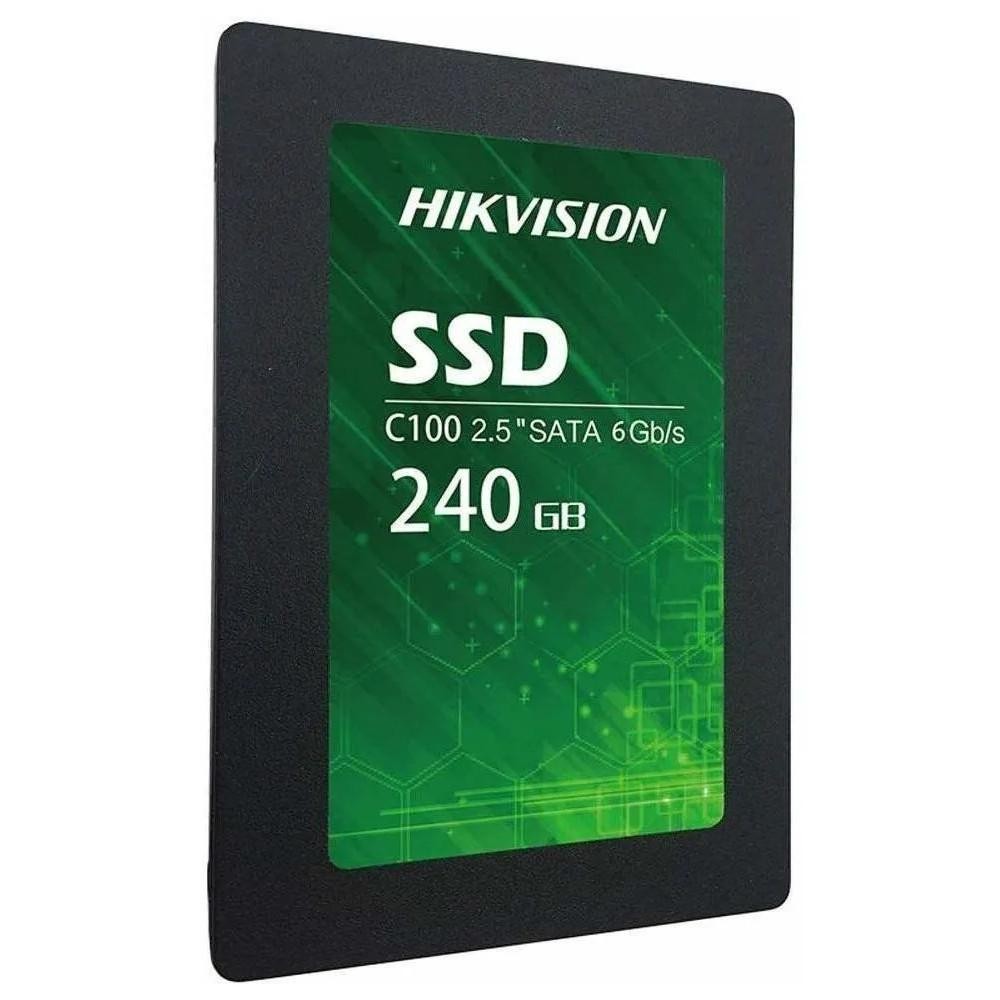 SSD Hikvision C100, 240GB, Sata III, Leitura 550MBs e Gravação 450MBs, HS-SSD-C100/240G