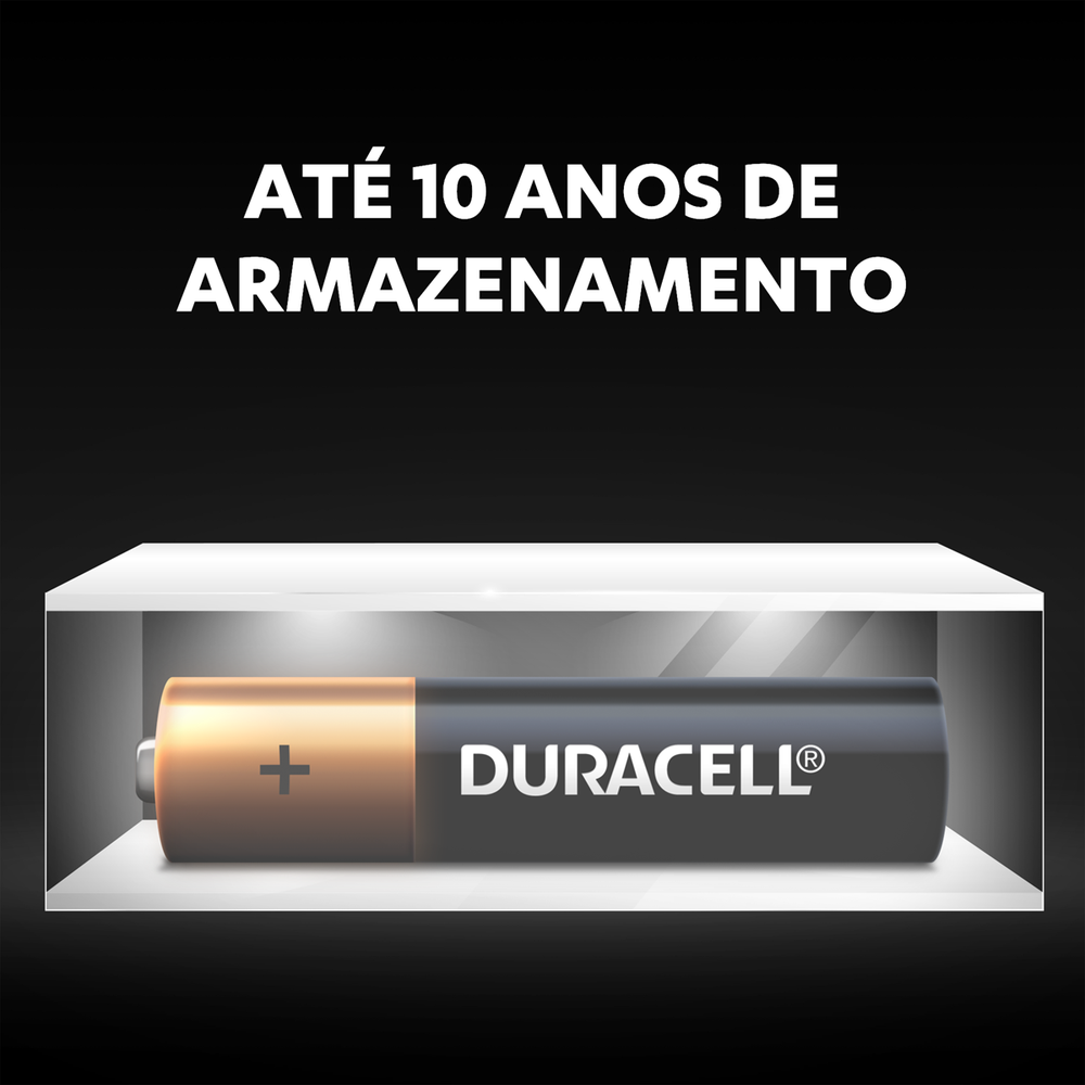 Pilha Alcalina Duracell AAA MN2400 4UN