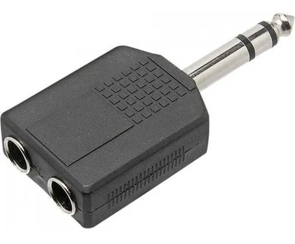 Adaptador P10 Estéreo x 2 J10 Estéreo ADAP0023 Preto STORM