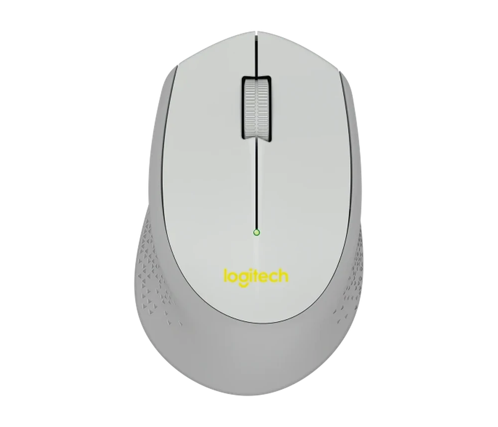 Mouse Sem fio M280 Cinza - USB Nano - Logitech Wireless 