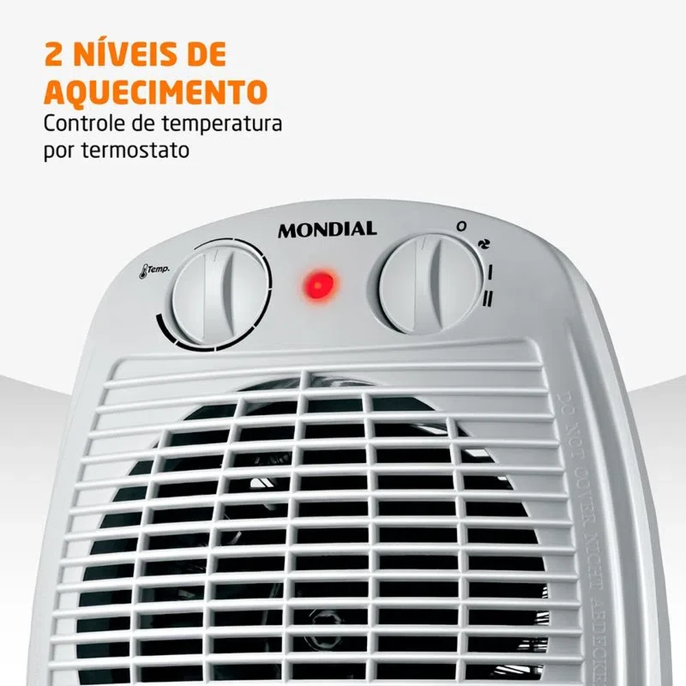 Aquecedor de Ar Mondial A-08, 2000W, 220V