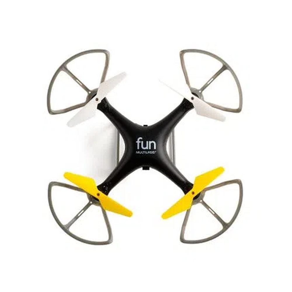 Drone Multilaser Fun Alcance de 50m Controle Remoto 50M 6MIN S/ Câmera, Flips em 360° C - ES253