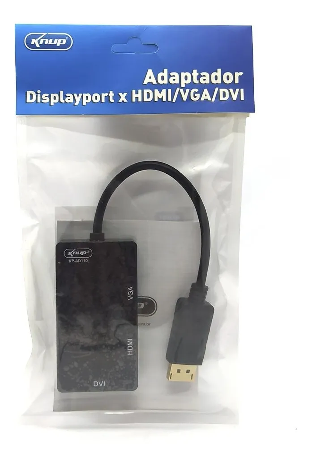 Adaptador Displayport X Hdmi/vga/dvi Kp-ad110 Knup