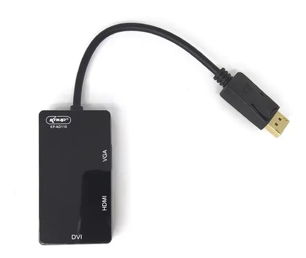 Adaptador Displayport X Hdmi/vga/dvi Kp-ad110 Knup