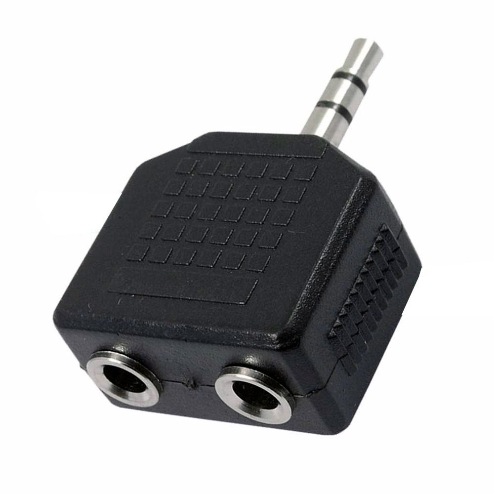 Adaptador Plug 2P2 Femea para 1 Plug p2