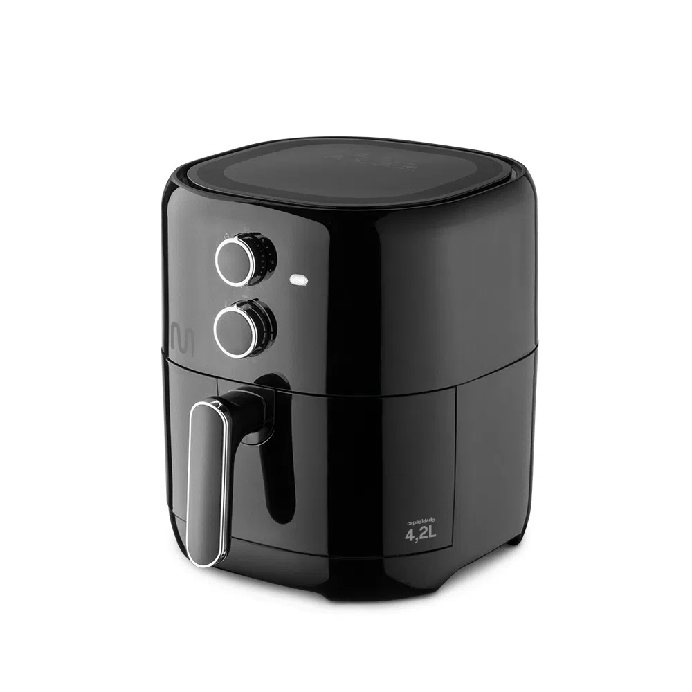 Air Fryer Fritadeira Elétrica 4,2 Litros 1500w-220v Preta Multilaser