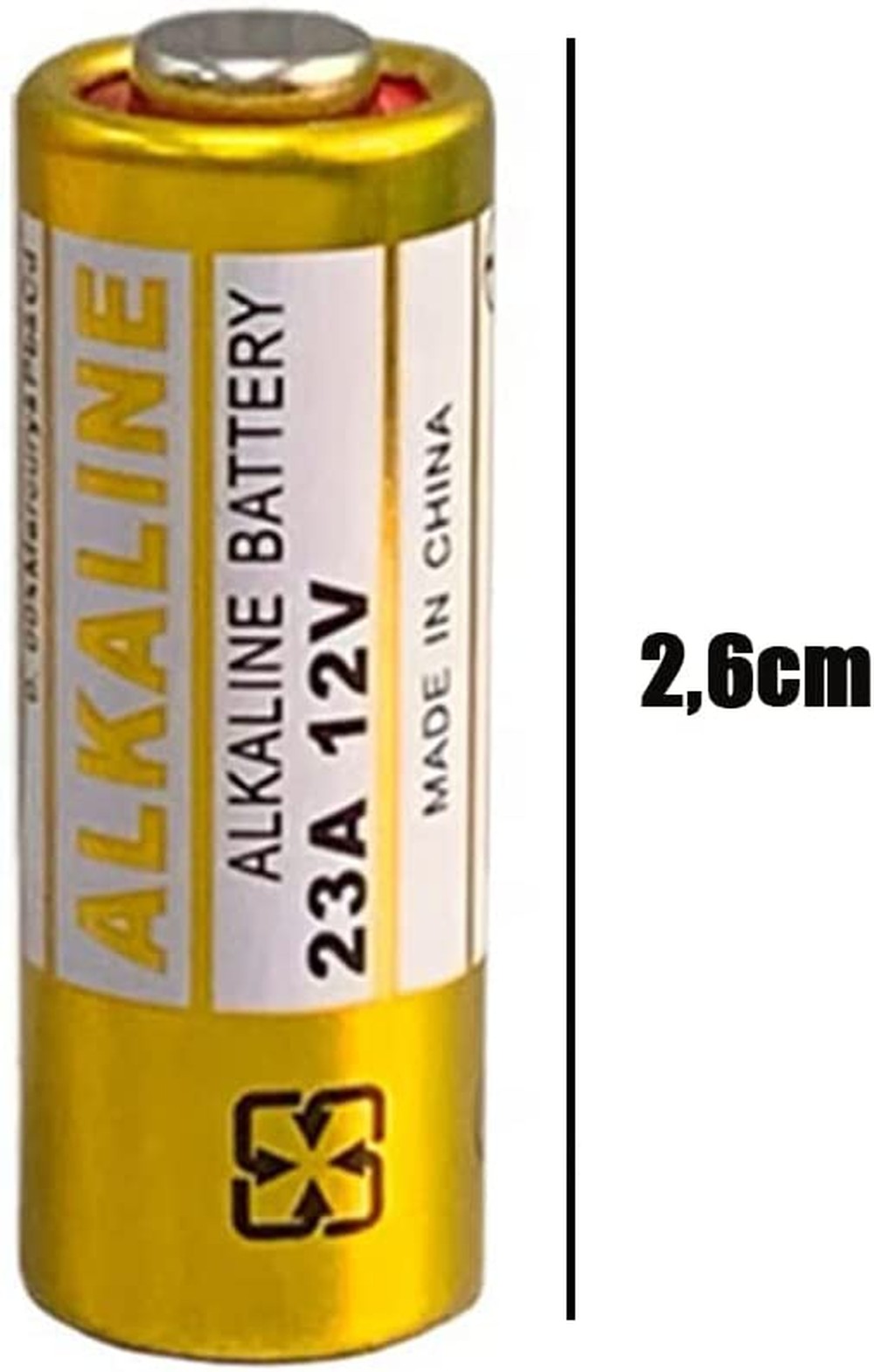 Bateria Alcalina Pilha 23A 12V