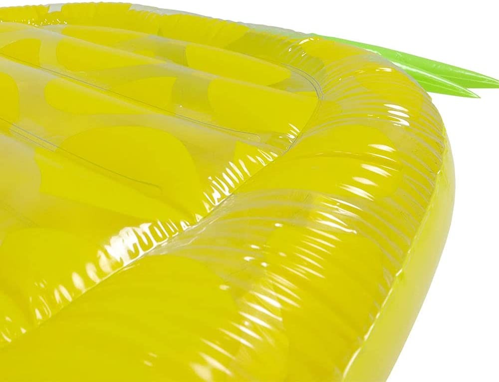 Boia Inflável Gigante Abacaxi - Colchão para Piscina, Amarelo