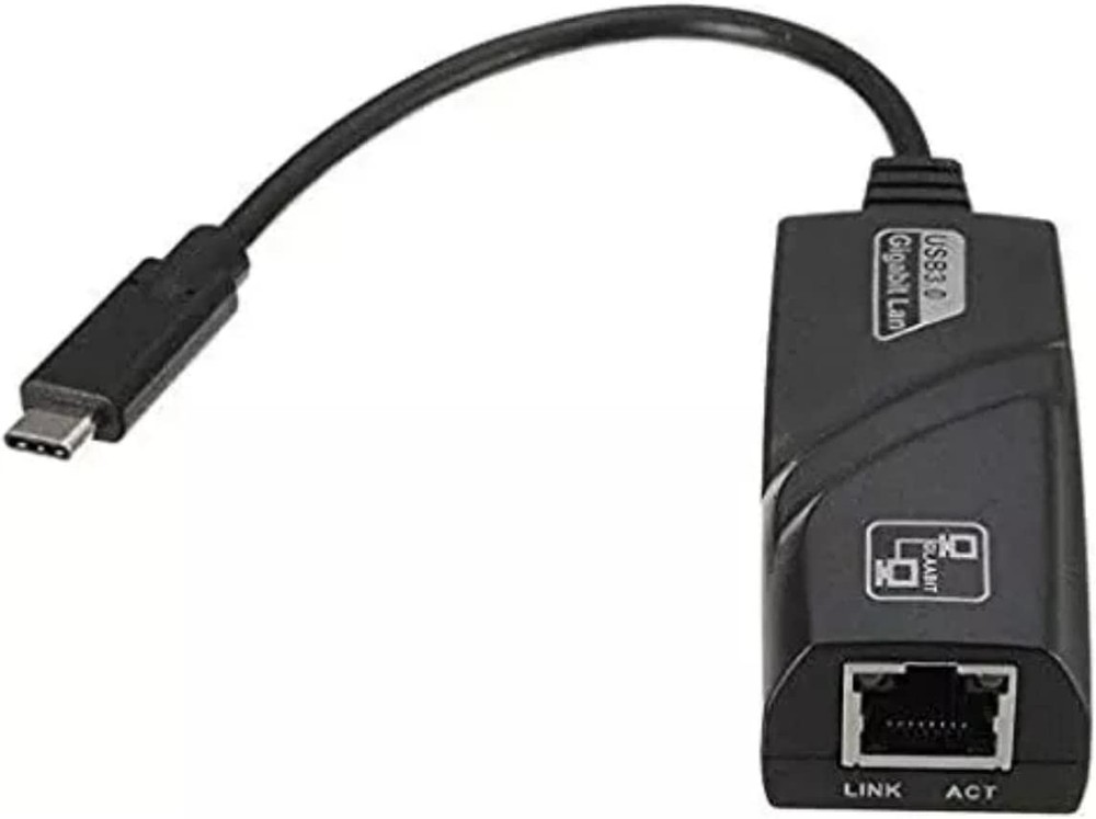 Cabo Adaptador Type-C Para RJ45 Lan Gigabit