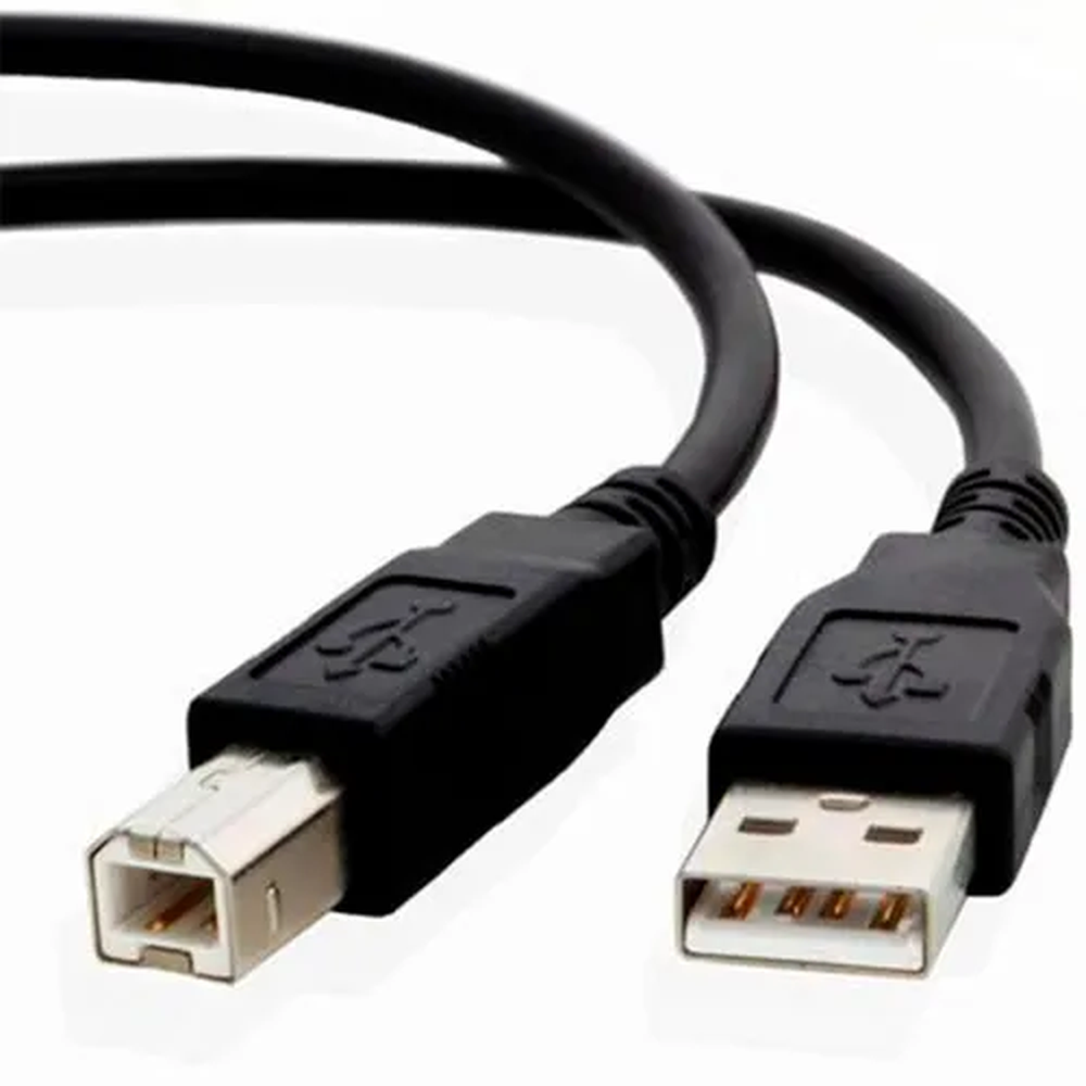 Cabo para Impressora  USB AM/BM 2.0  1,50m Preto