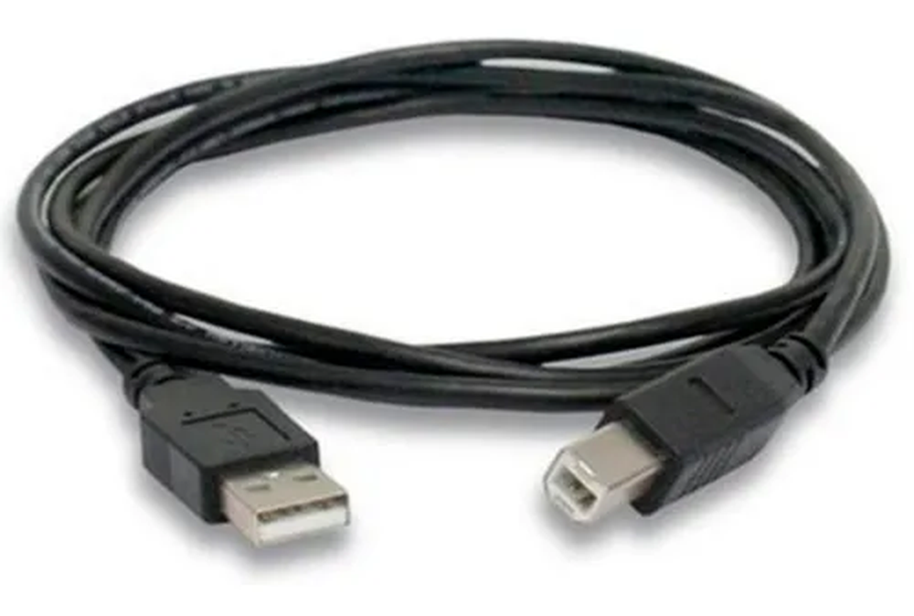 Cabo para Impressora  USB AM/BM 2.0  1,50m Preto