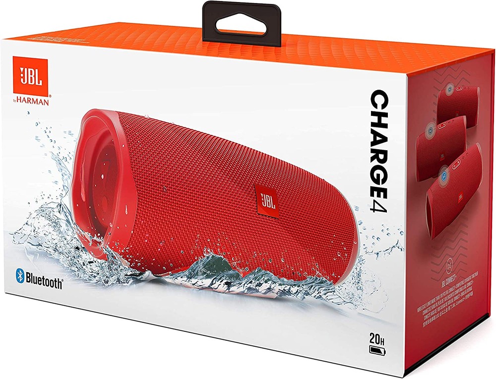 Caixa de som Portátil com Bluetooth 30W Charge 4 Vermelho JBL