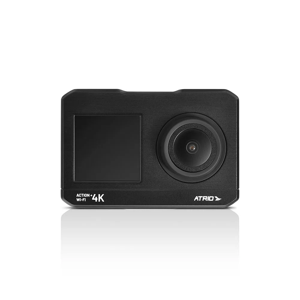 Câmera De Ação Action+Selfie 4k Wi-fi - Tela Lcd 2pol - 16mp 30 Fps 900 Mah - Atrio