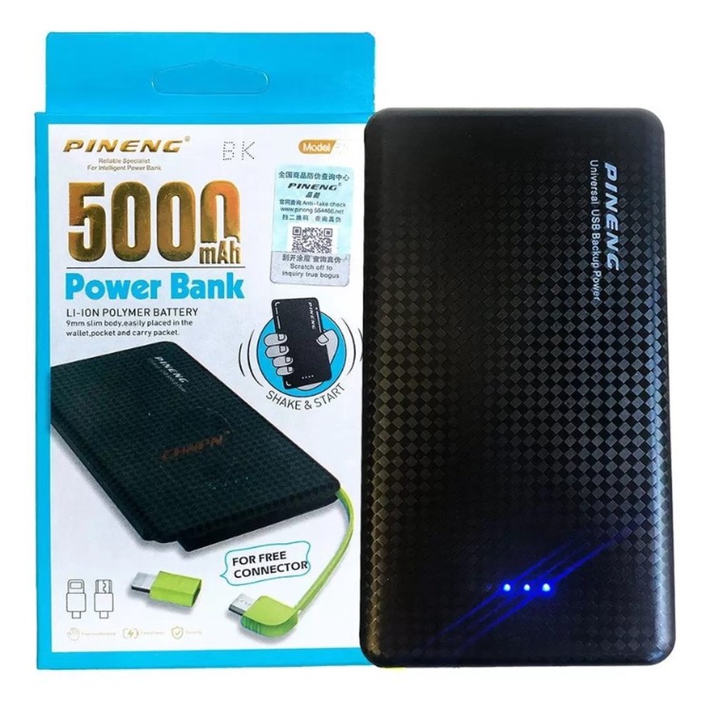 Carregador Portátil Power Bank 5000mah