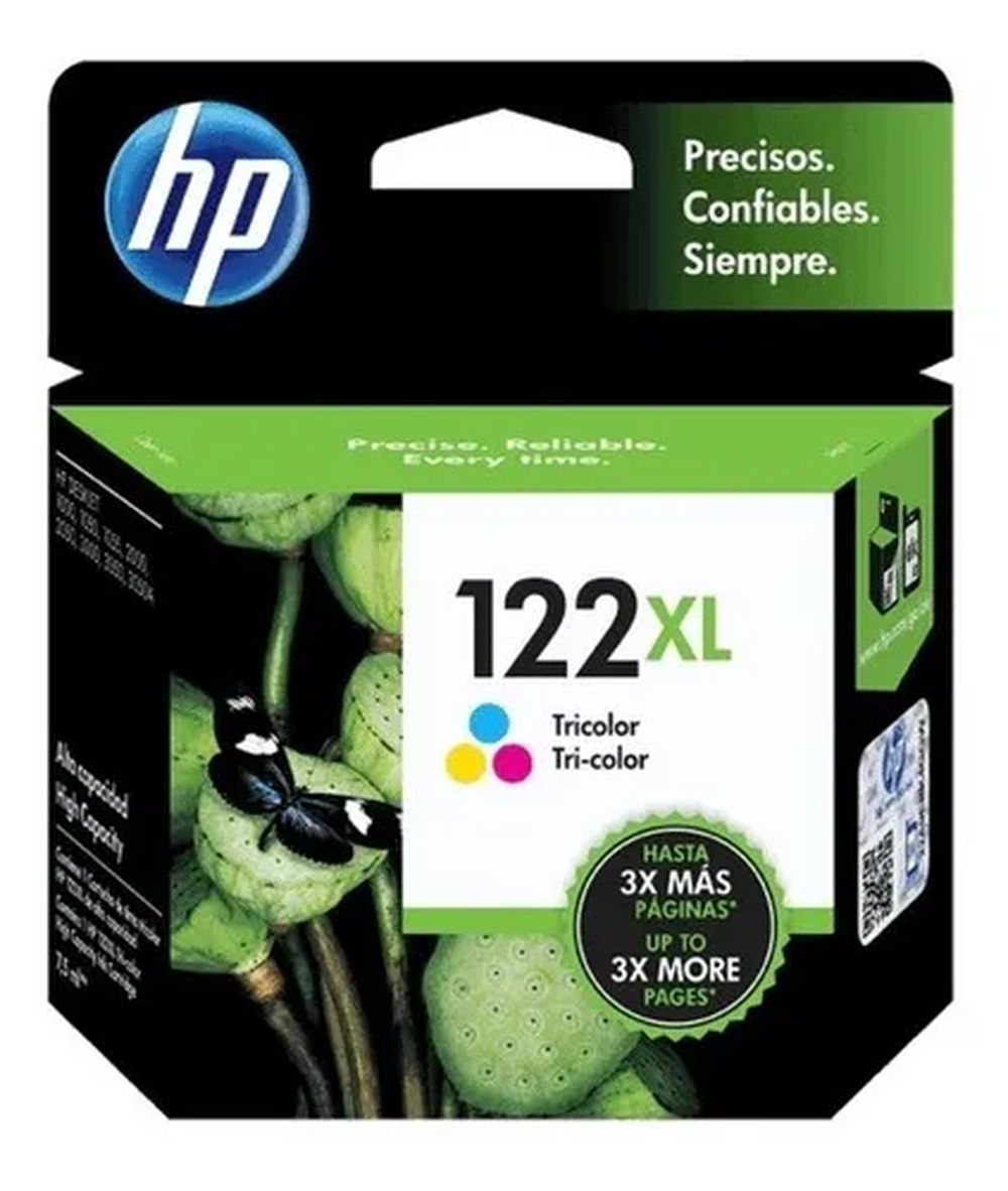 Cartucho de Tinta HP 122XL Colorido 14ml