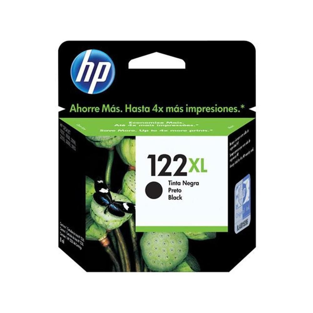 Cartucho de Tinta HP 122XL Preto de Alto Rendimento Original (smt100122xlb)