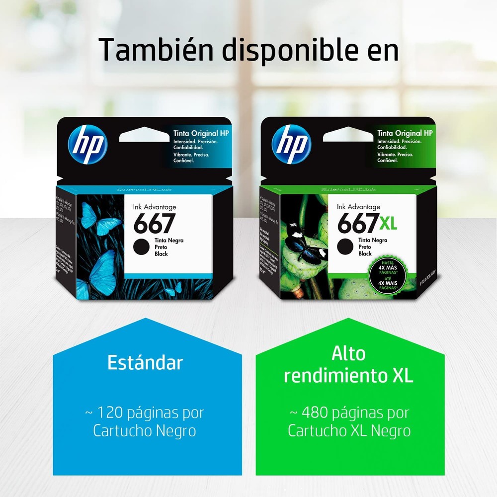 Cartucho HP 667XL Preto Original (3YM81AL)