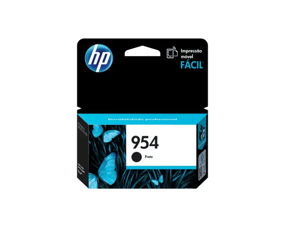 Cartucho HP 954 Preto Original (L0S59AB) Para HP Deskjet 7720, 7740, 8210, 8710, 8720