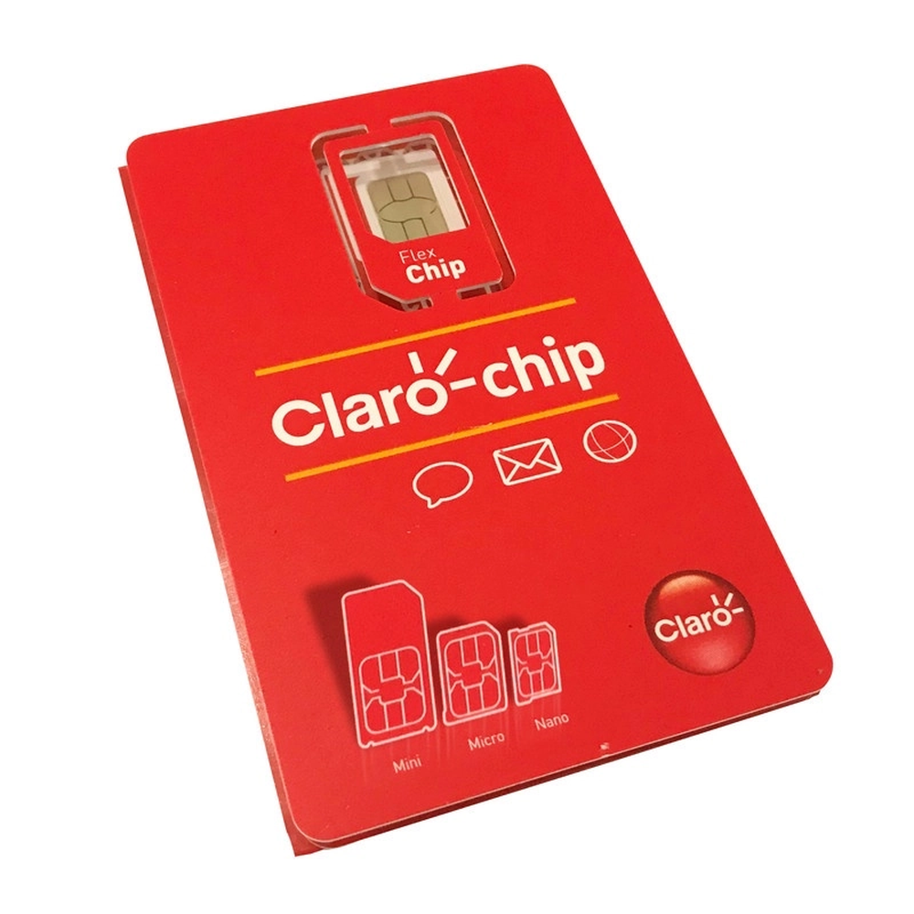 Claro Chip Triplo Corte Flex Micro Nano 4G - Pré Pago