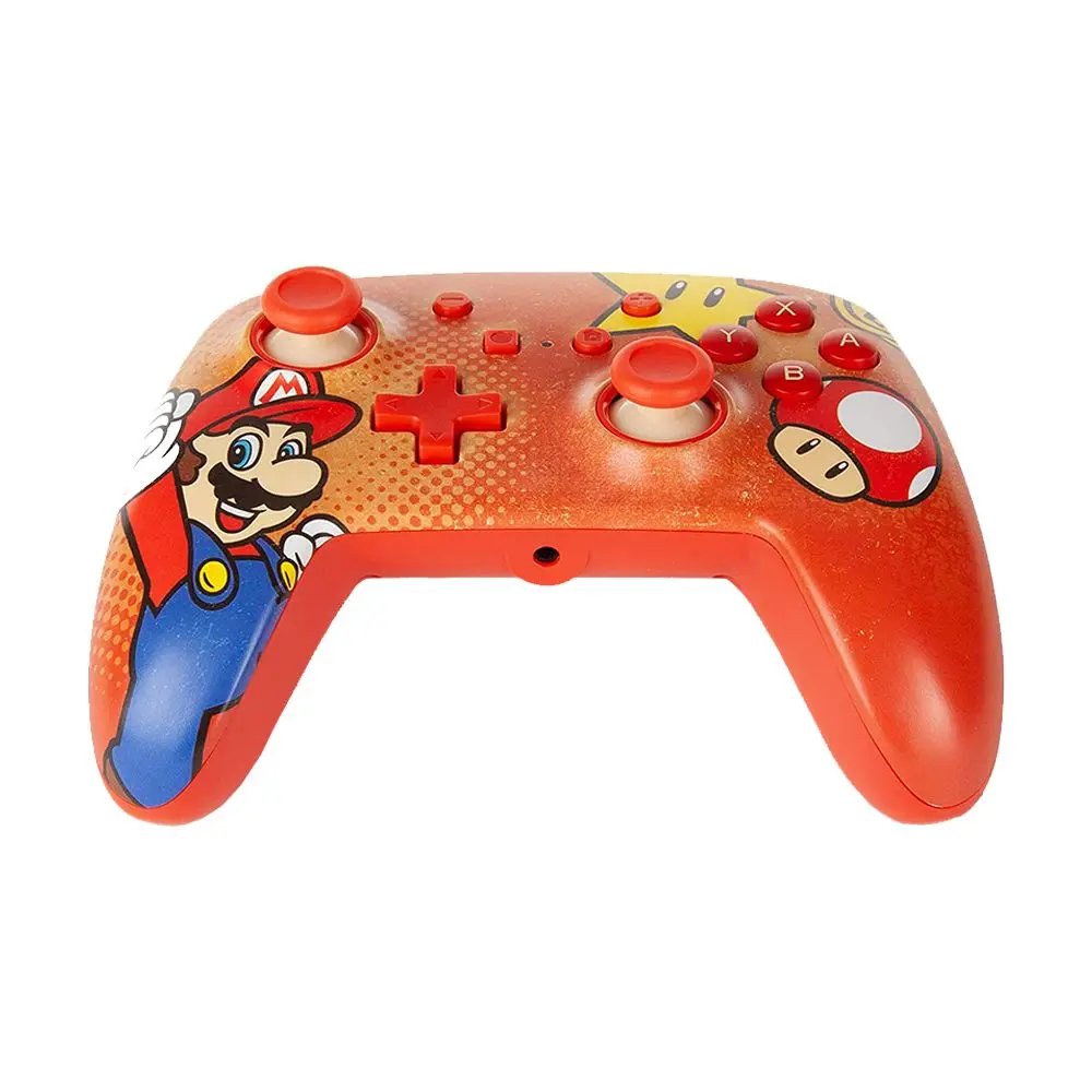 Controle com fio PowerA Mario Vintage para Nintendo Switch