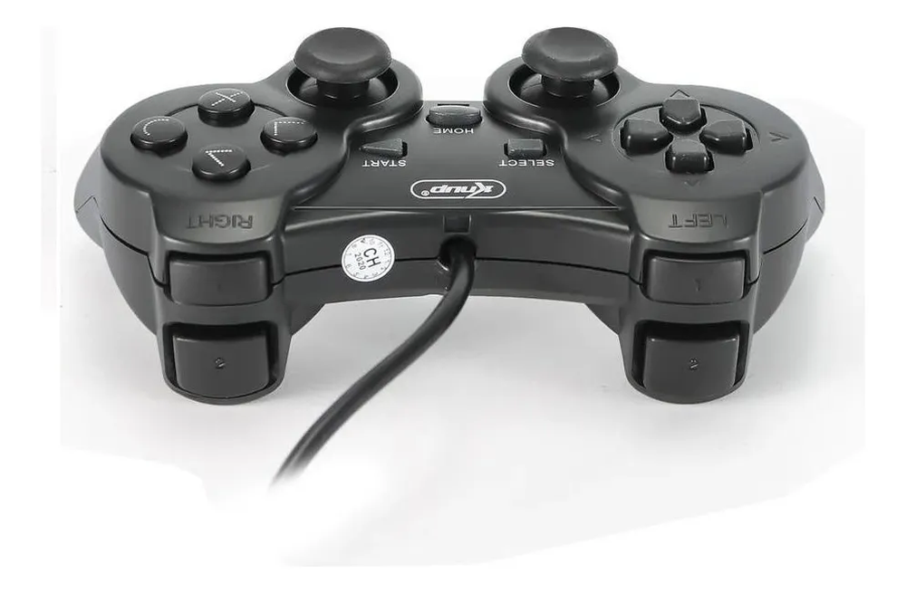 Controle Joystick Para Ps1 E Ps2 Dualshock Kp-gm015 Preto