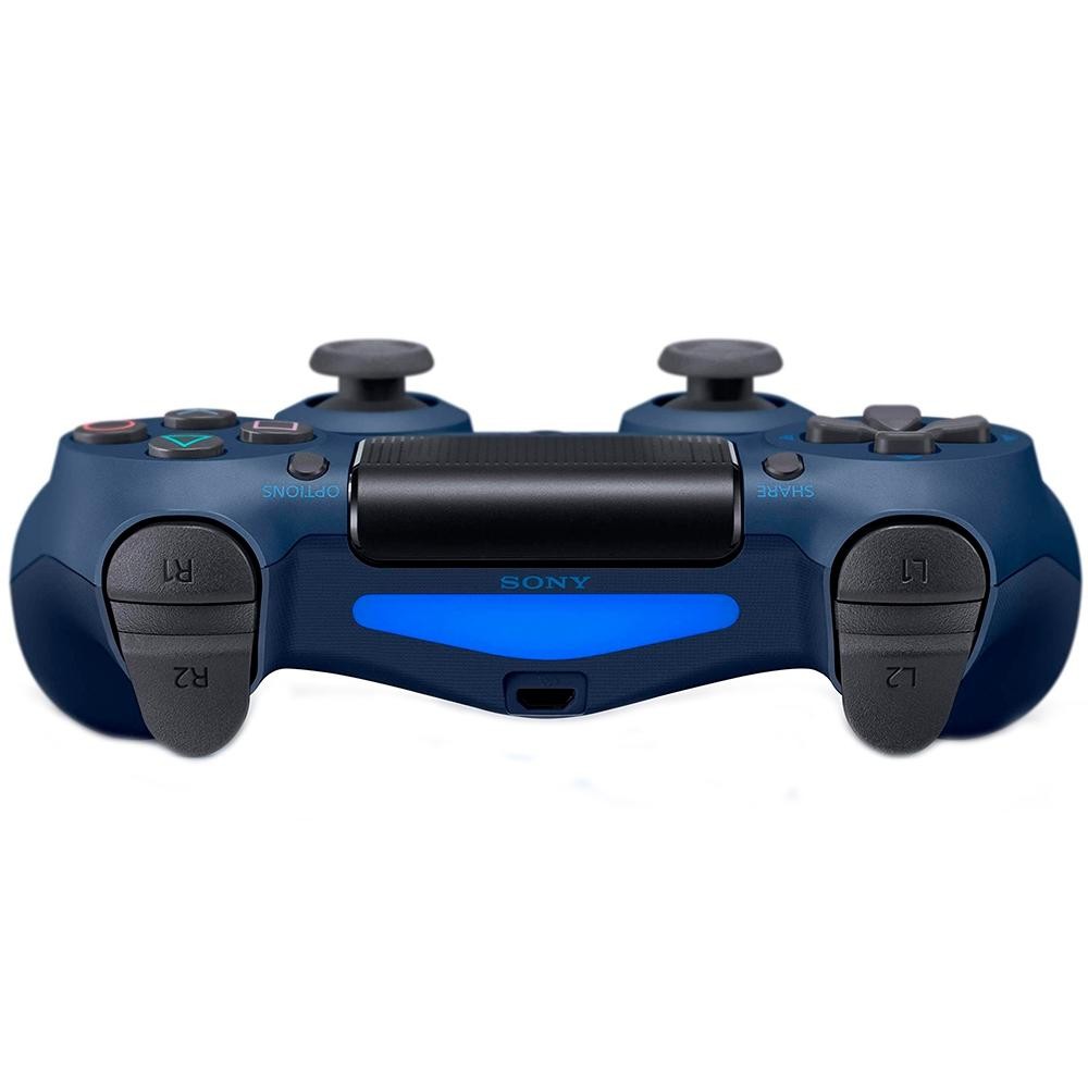 Controle Sony Dualshock 4 Midnight Blue sem fio (Com led frontal) - PS4