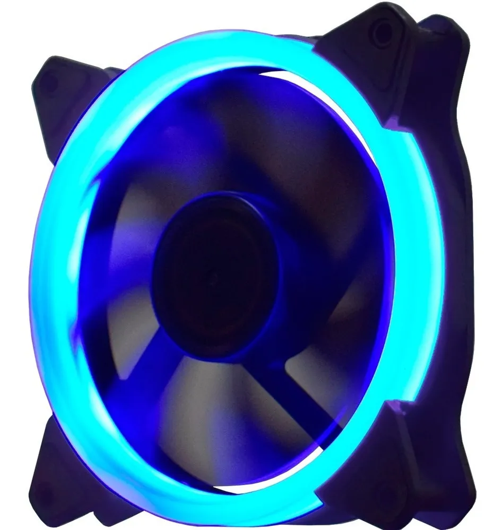 Cooler K-mex 120 X 120 X 25 Af-q1225 Led Azul