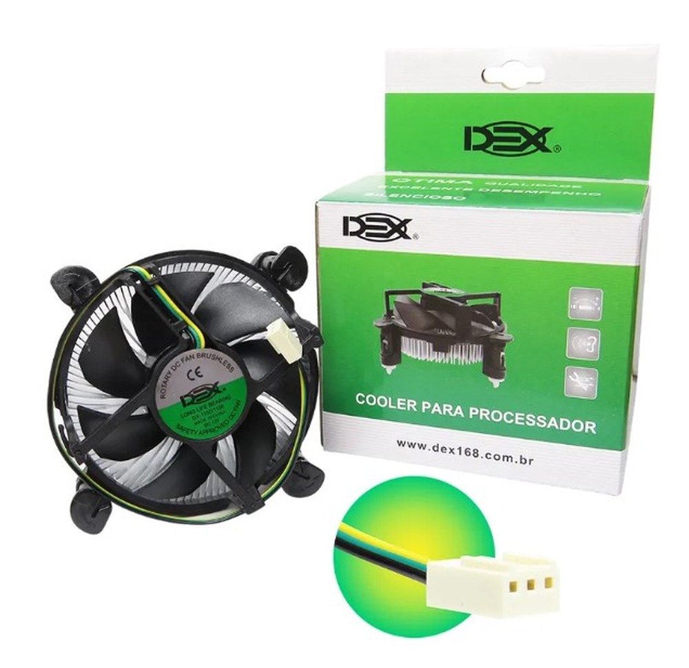 Cooler para Processador 1155/1156 Dex DX-1155/1156