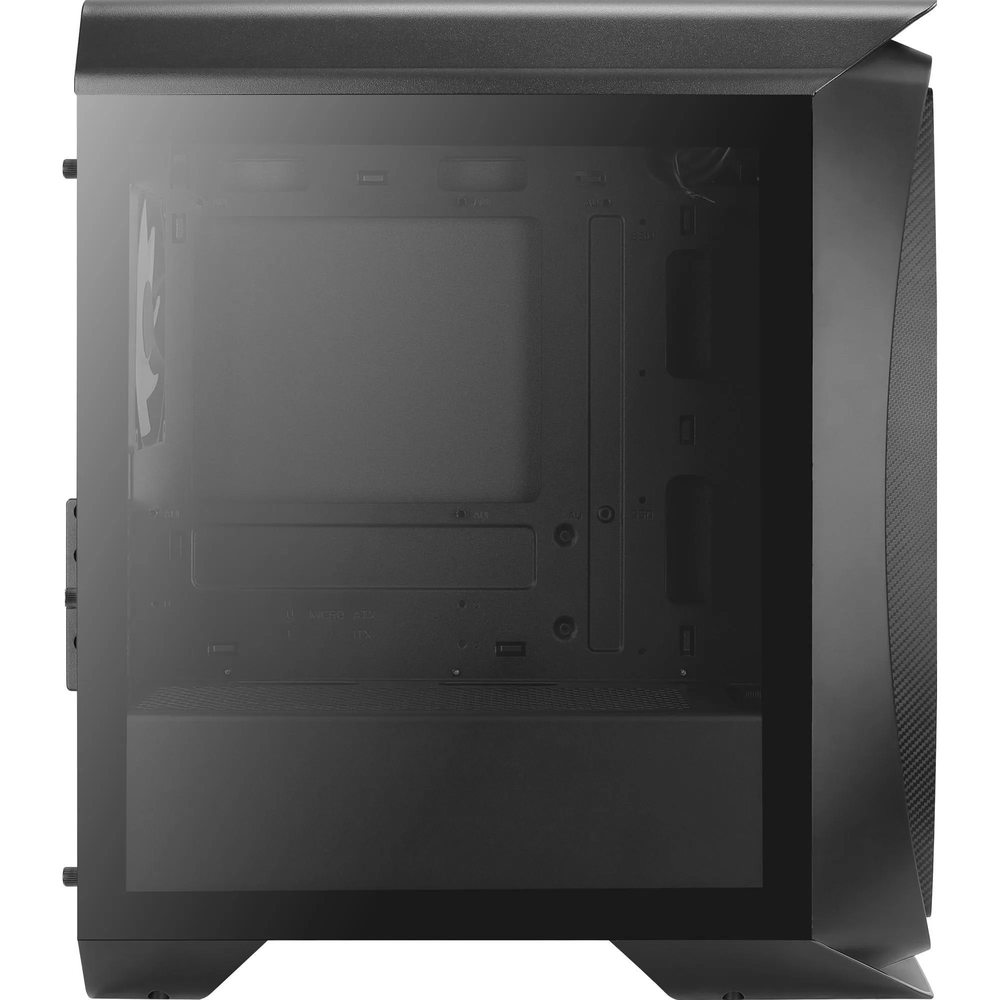 Gabinete Gamer Mini Tower Aero One Mini Frost Preto AEROCOOL